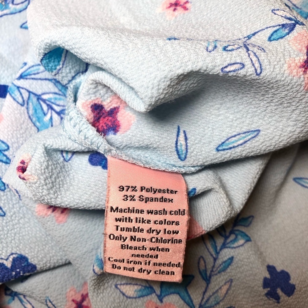 Juicy Couture golden rain floral Feminine Modest Cottagecore dress size XL - Picture 8 of 10